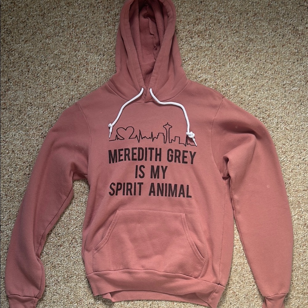Pink Graphic Hoodie